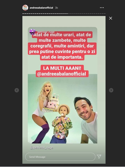 Andreea Bălan, răsfățată cu multe surprize de ziua ei! A publicat o poză de album cu bărbatul care ocupă un loc special în inima sa: