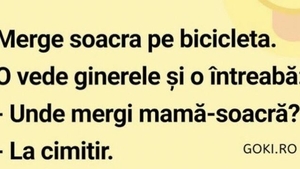 BANC | Discuție între ginere și soacră: „Unde mergi, mamă-soacră?” - „La cimitir”