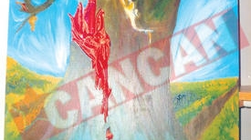 Picteaza la lumina lampii
