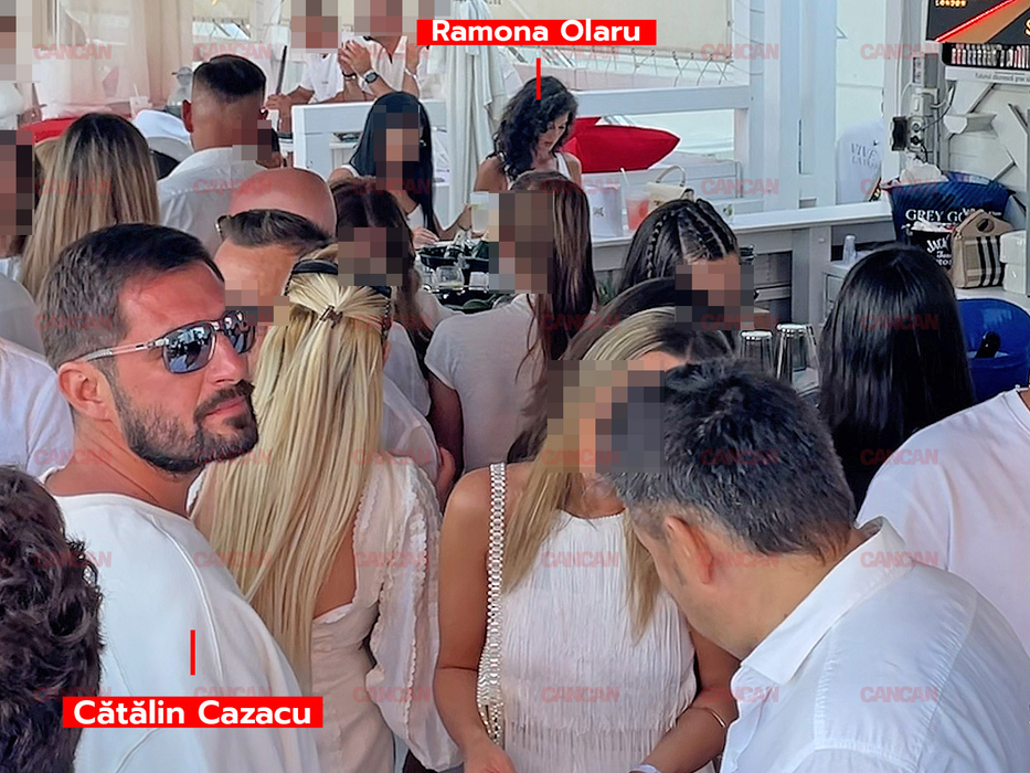 Ramona OIaru și Cătălin Cazacu la câțiva metri distanță unul de altul
