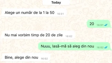 Bancul începutului de săptămână | Alege un număr de la 1 la 50