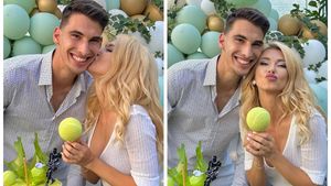 Detaliul care a scăpat din intimitatea cuplului Andreea Bălan-Victor Cornea! Toată lumea a putut să vadă dulcegăria sportivului