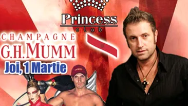 Bote va da martisoare de sampanie tuturor femeilor, in Princess Club!