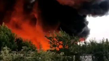 Incendiu puternic lângă București! Sunt 11 victime, cinci în stare gravă