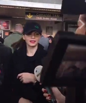 Monica Gabor, primele declaraţii după ce a aterizat în România