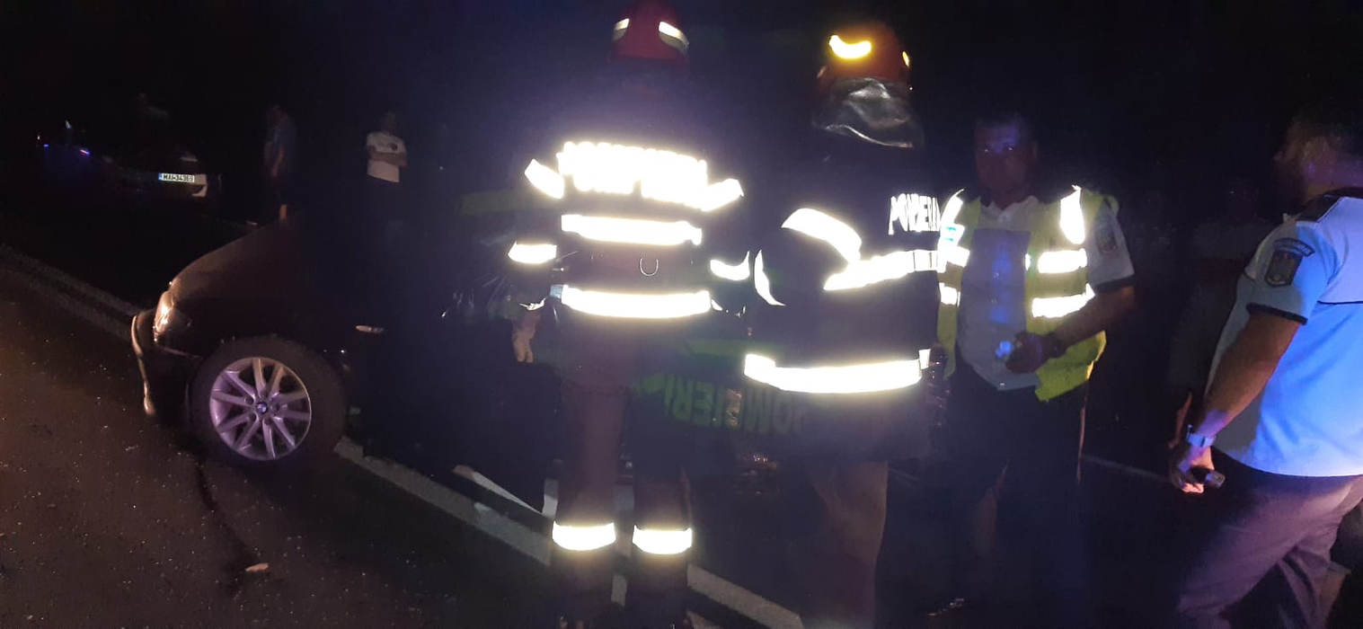 Noapte neagră pe șoselele din Giurgiu