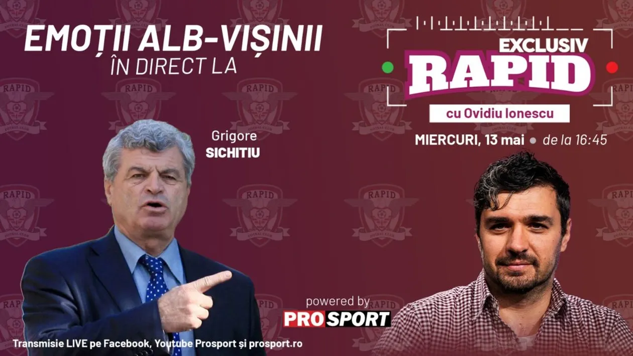 EXCLUSIV RAPID - urmează derby-ul pentru locurile 5 și 6!