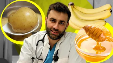 Remediile simple pentru stomac sensibil: ce spune Dr. Sava despre banană, miere și cartoful fiert