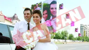 Si-au facut reclama la nunta pe o cladire