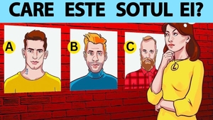 TEST IQ exclusiv pentru genii | Care dintre acești 3 bărbați este soțul femeii din imagine?