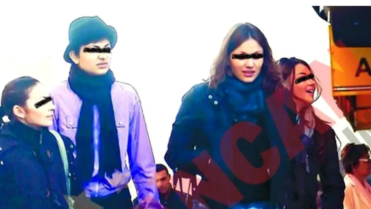 Sotia lui Bahaian se distreaza in oras, cu prietenii