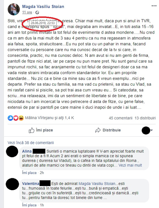Magda Vasiliu i-a răspuns Adrianei Bahmuțeanu, după ce vedeta Antena 1 a dat cu ea de pământ pentru că a criticat cuplul Brigitte – Florin Pastramă