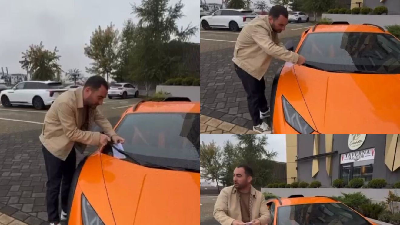 Ce bilețel i-a lăsat un sucevean lui Pescobar în parbriz. Patronul Tavernei Racilor l-a făcut public! VIDEO HAIOS