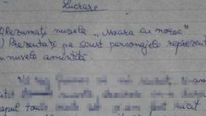 Ce a putut sa scrie un elev din Romania pe lucrarea de control! Toata clasa a ras de el iar profesoara i-a dat nota 4