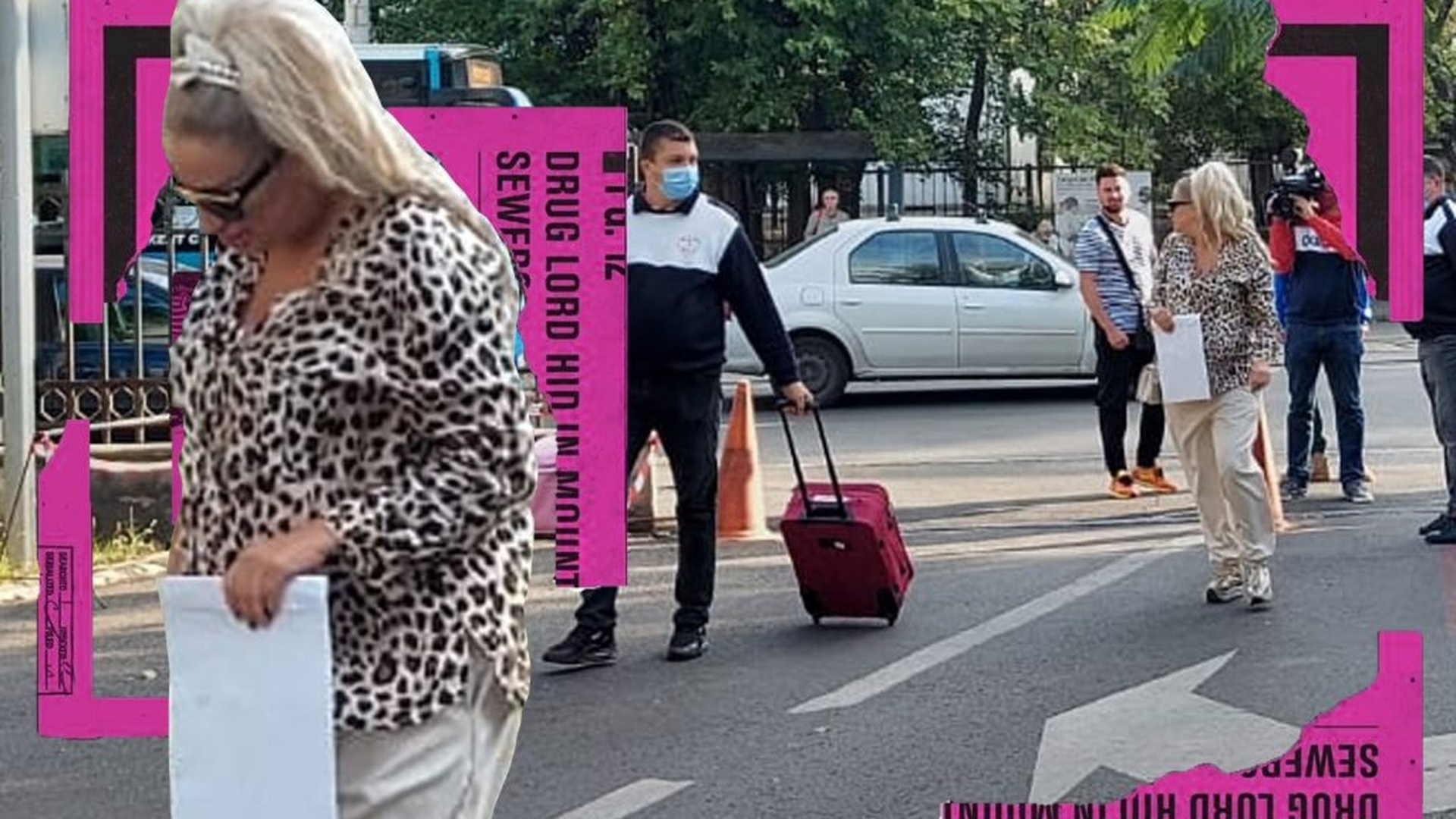 Sânziana Buruiană naște “cu alai”. Cameramanii au însoțit-o până la poarta spitalului, iar portarul i-a cărat bagajele ca la hotel