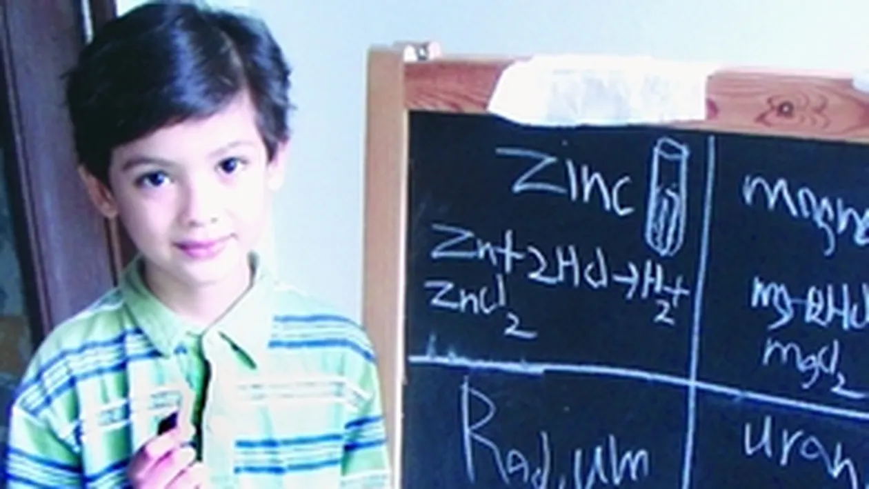 Geniu in chimie, la doar sapte ani