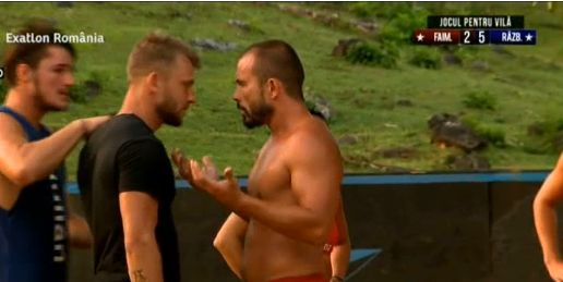 Exatlon, 8 noiembrie. Mirel Drăgan şi Ionuţ Jaguarul, la un pas să se ia la bătaie