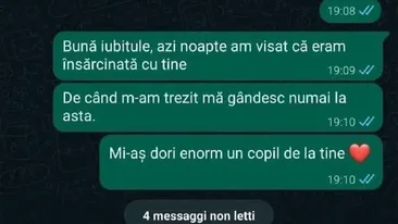 BANC | Iubitule, am visat că eram însărcinată cu tine