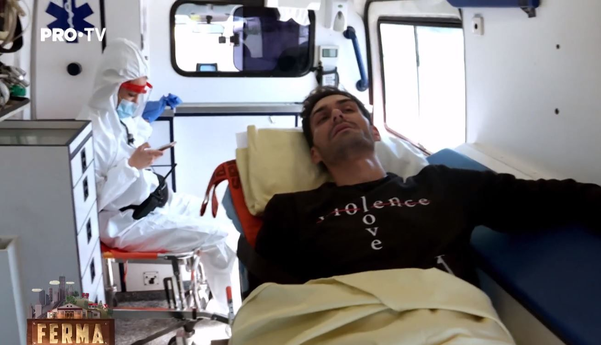 George Burcea, de urgență la spital de pe platourile de filmare de la Ferma: “Nu mai pot, cheamă să îmi facă o injecție! Mă doare, mă înțeapă”
