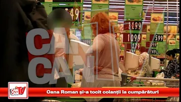 Oana Roman si-a tocit colantii la cumparaturi!