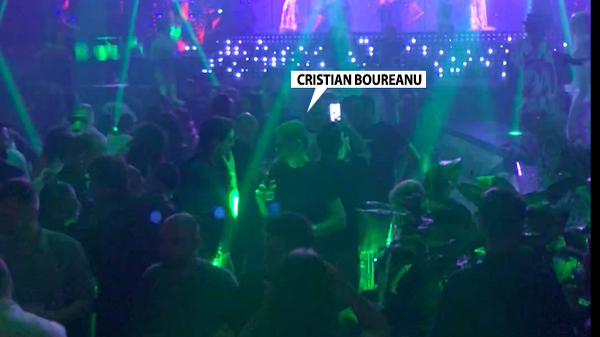 Cristian Boureanu, show de zile mari în club