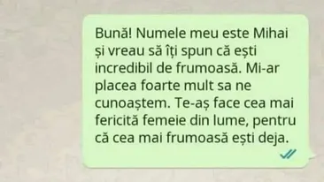 BANC | Numele meu este Mihai și vreau să îți spun că ești incredibil de frumoasă