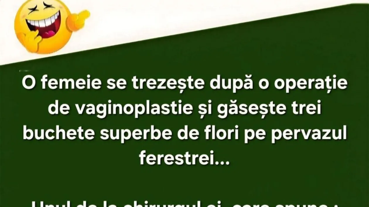 BANCUL ZILEI | O femeie se trezește după operație