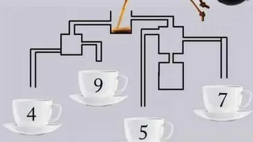 Testul care i-a înnebunit pe internauți. Care cană de cafea se va umple prima? Ai curaj să dai un răspuns?