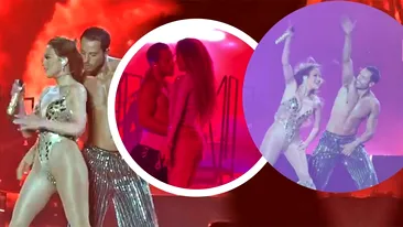 Jennifer Lopez, atingeri și zâmbete suspecte cu cel mai vechi dansator al său la concertul din București! EL e motivul divorțului de Ben Affleck?!