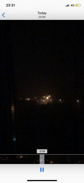 Fenomen meteo cutremurător în Iași filmat azi-noapte, la ora 23:31. Imagini surprinse la interval de câteva secunde