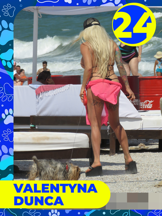Top 25 vedete care și-au etalat costumele de baie, dar cățeii lor au făcut senzaţie! Delia, Bianca Drăgușanu sau Lora, eclipsate de patrupezi la malul mării