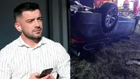 Care ar fi fost cauza pentru care Andrei Perneș a pierdut controlul mașinii sale. Martorii rup tăcerea: A zburat. Am văzut SUV-ul ăla...