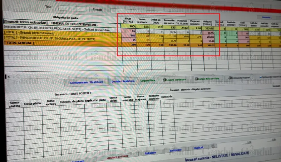 Terenul Extravilan menționat în acte. SURSA FOTO: Gândul.ro