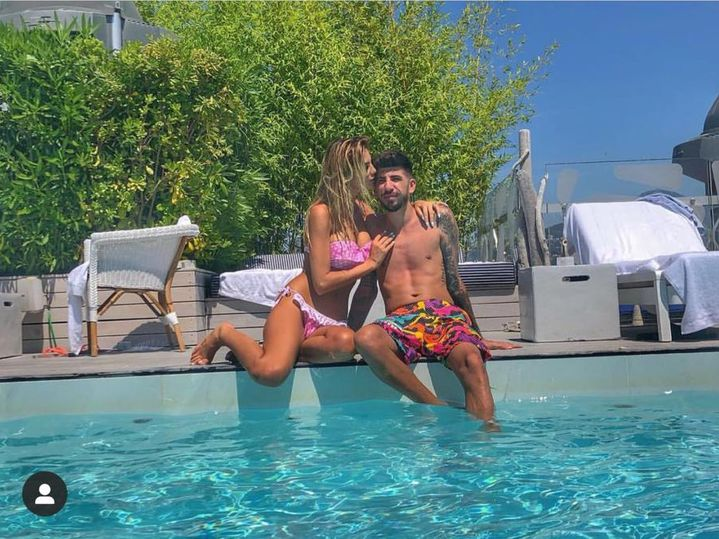 Ramona Olaru, alături de Bogdan, în perioada când formau un cuplu