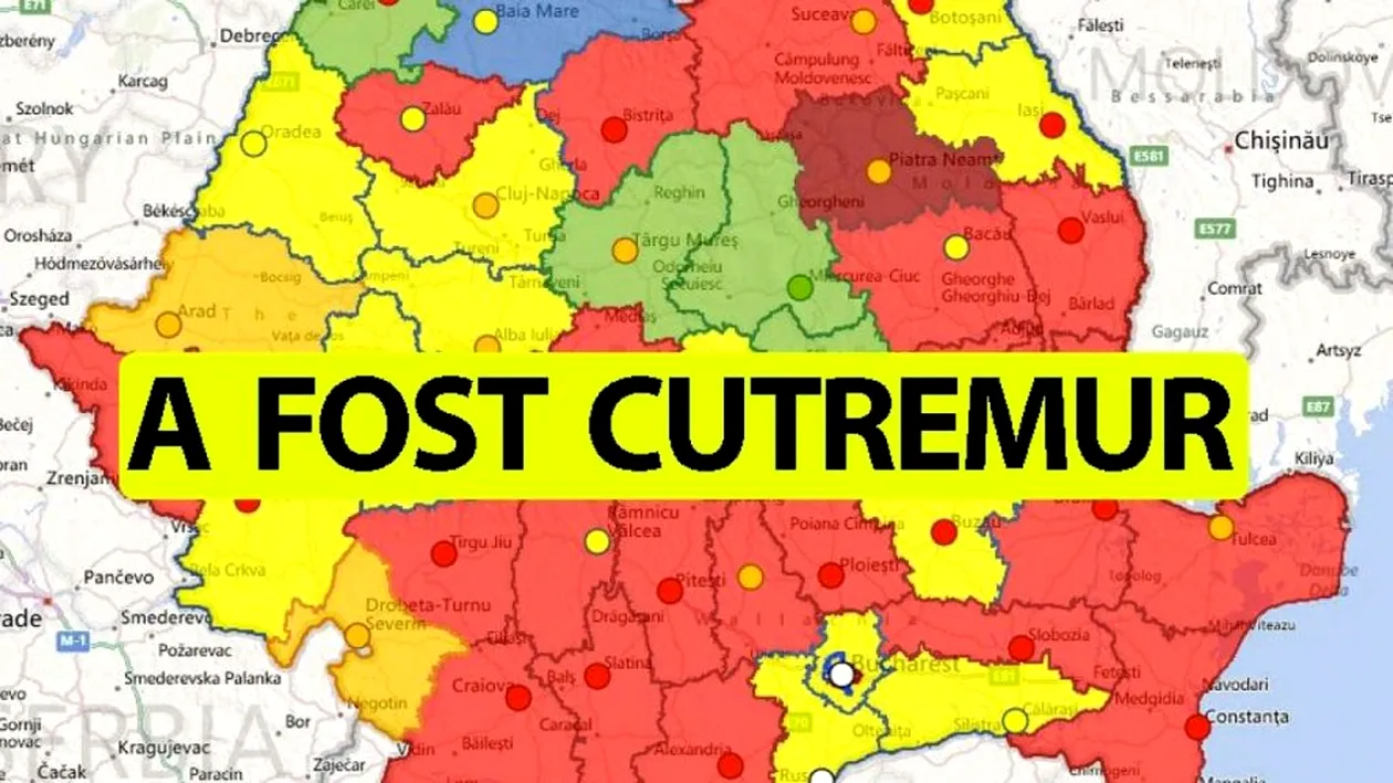 A fost cutremur în România. Seismul s-a produs azi-noapte, la ora 02:29