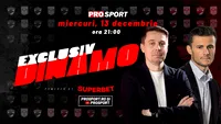 Andrei Nicolescu, administratorul special al SC Dinamo 1948 SA și acționar în cadrul Red&White, va fi prezent miercuri, de la ora 21.00, la EXCLUSIV DINAMO