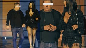 Focoasa Renata a ieșit la Brasserie cu iubitul, îmbrăcată ca în filmele pentru adulți. ”Moșule, ce tânăr ești!”