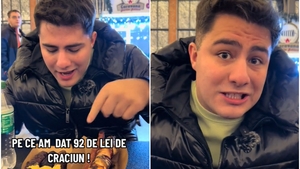 Suma colosală pe care un tânăr a plătit-o pentru trei mici și un suc la cel mai mare târg de Crăciun din București: „Făceam trei grătare cu banii ăia”