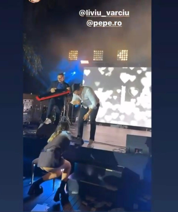 Moment penibil la nunta lui Pepe! Artista celebră de la noi s-a lăsat pe vine şi s-a văzut tot. Vârciu, uimit când a văzut-o