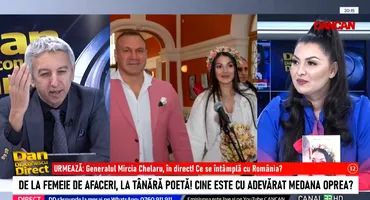 Medana, soția lui Alin Oprea, dezvăluiri despre viața amoroasă, la Dan Diaconescu Direct: „Am părăsit pe unul bogat și...”