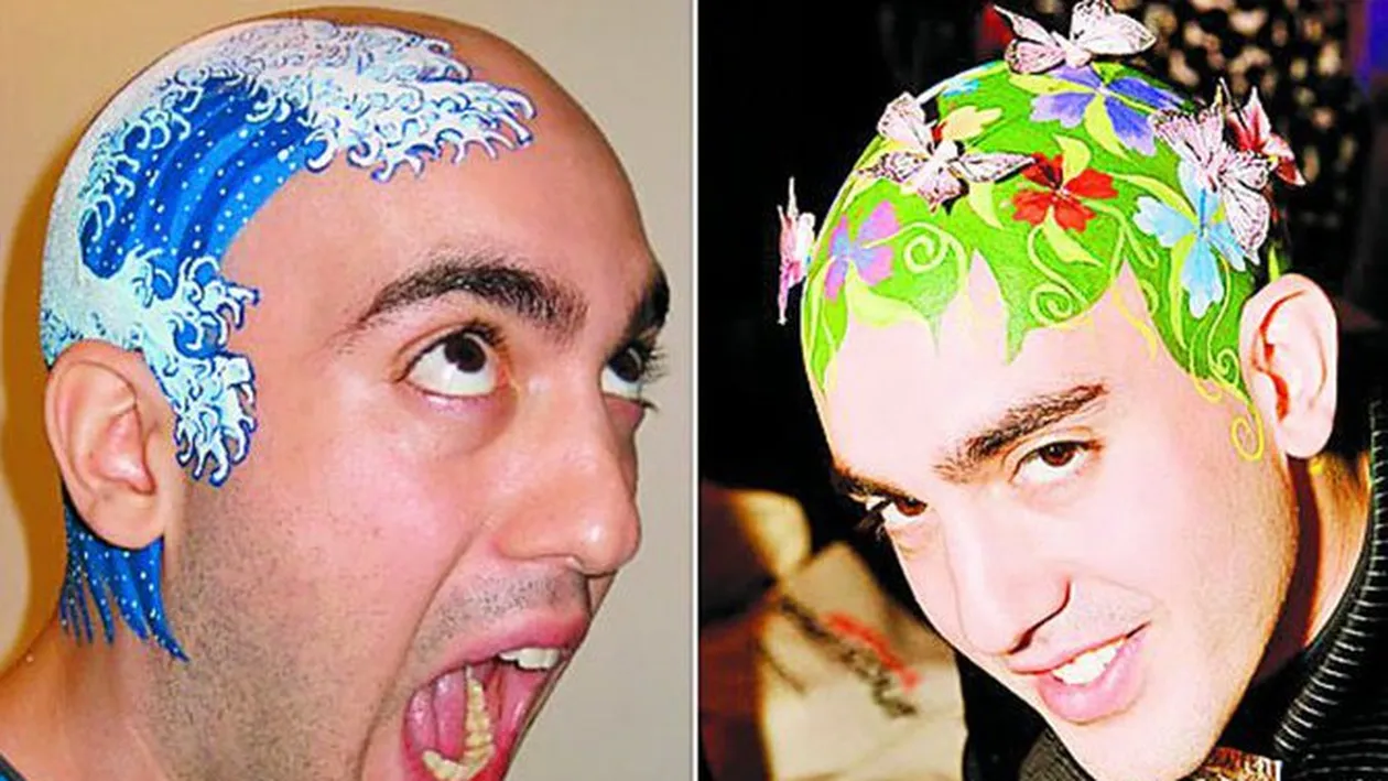 Isi picteaza scalpul in fiecarezi