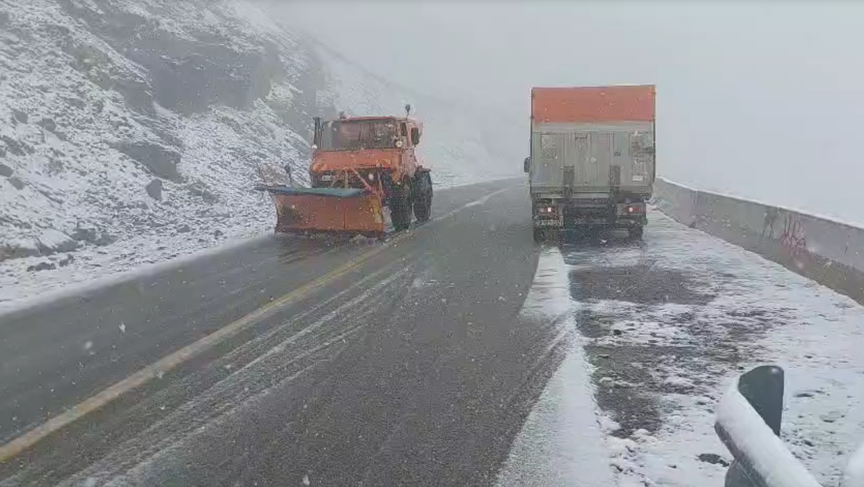 Transalpina DN 67C. Sursă: Facebook Meteoplus