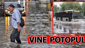 ANM anunță că vine potopul în România! Durează 61 de ore și pericolul este maxim