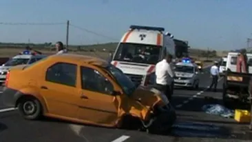 Un om de afaceri din Vaslui a murit intr-un mod stupid, prins intre doua masini