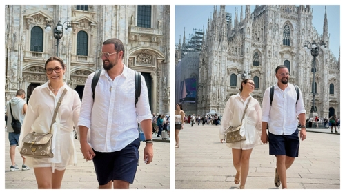 Imagini speciale din vacanța familiei Măruță. După Spania, s-au ”mutat” în Italia