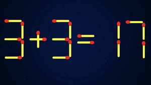 Test de inteligență | Mutați două bețe de chibrit pentru a corecta 3 + 3 = 17