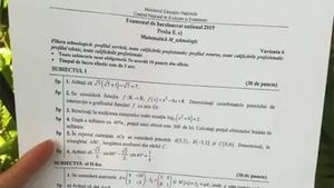 BACALAUREAT 2026 | Ce subiecte au picat la matematică. Exercițiul care i-a pus pe elevi în încurcătură