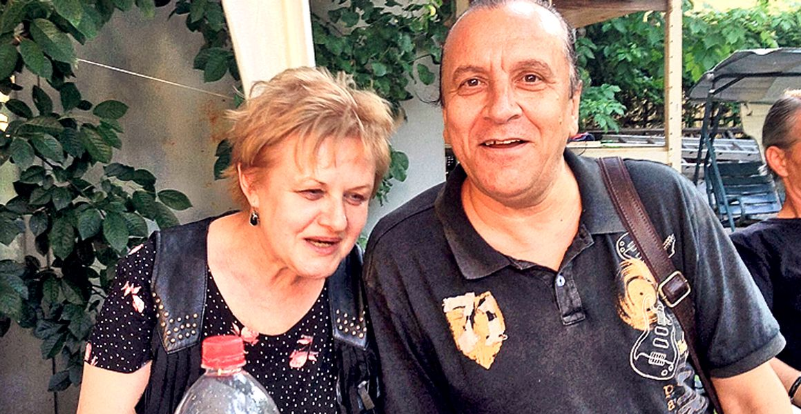 Nelu Dumitrescu, alături de soție