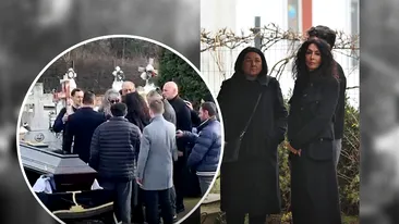 Imaginile durerii la înmormântarea mamei Mihaelei Rădulescu! Familia și apropiații au condus-o pe ultimul drum