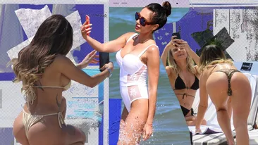 Avem topul celor mai HOT dive de la noi, în poziții „interzise”, pe plajă. Pe ce loc se clasează Loredana Chivu, Anda Adam sau Lora